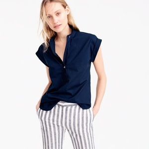 Jcrew short sleeve popover